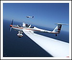 Dimona Motor Glider with YHB over Byron Bay.jpg