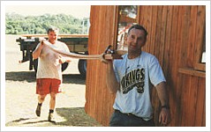 Ian Building his Swiss Chalet